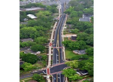 Franklin Boulevard aerial image