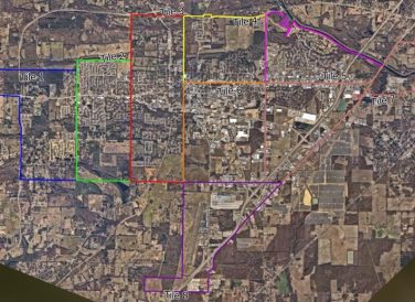 Project OSP Routes map